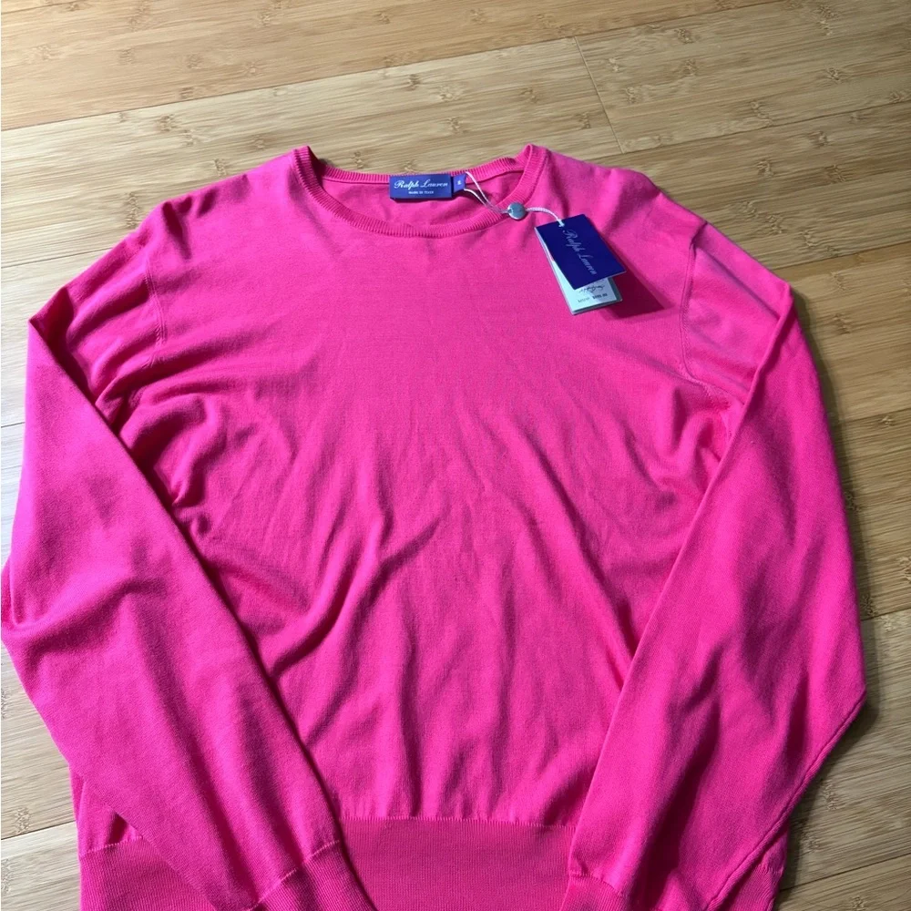 Polo Ralph Lauren Purple Label “cotton crewneck” size men’s XL NWT $695 retail - Picture 5 of 8